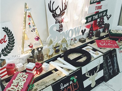 Trang trí Noel phong cách Vintage đơn giản như Tâm Coffee